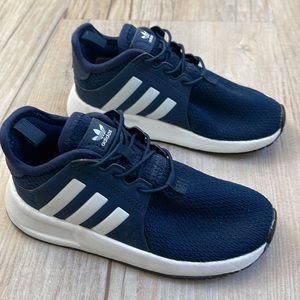 Navy Adidas Slip Ons- Excellent Condition